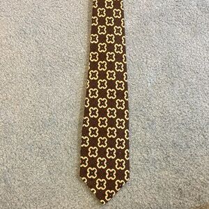 Polo Ralph Lauren Classic Brown Patterned Men's Tie